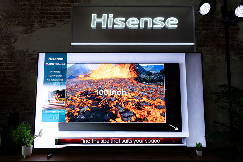 Hisense представила для российского рынка новейшие телевизоры, проекторы и многое другое