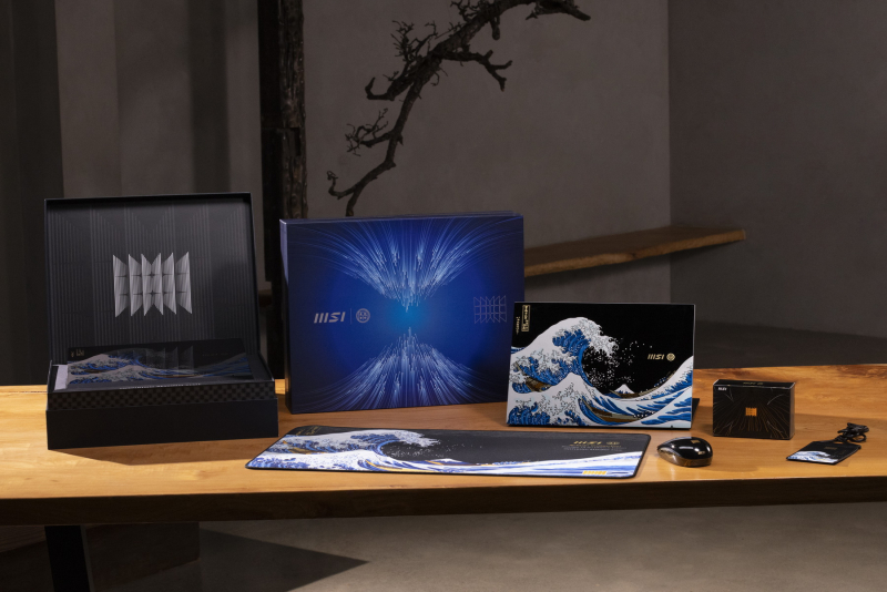 MSI выпустила лимитированный ноутбук Prestige 13 AI+ Ukiyo-e Edition с японской гравюрой на крышке