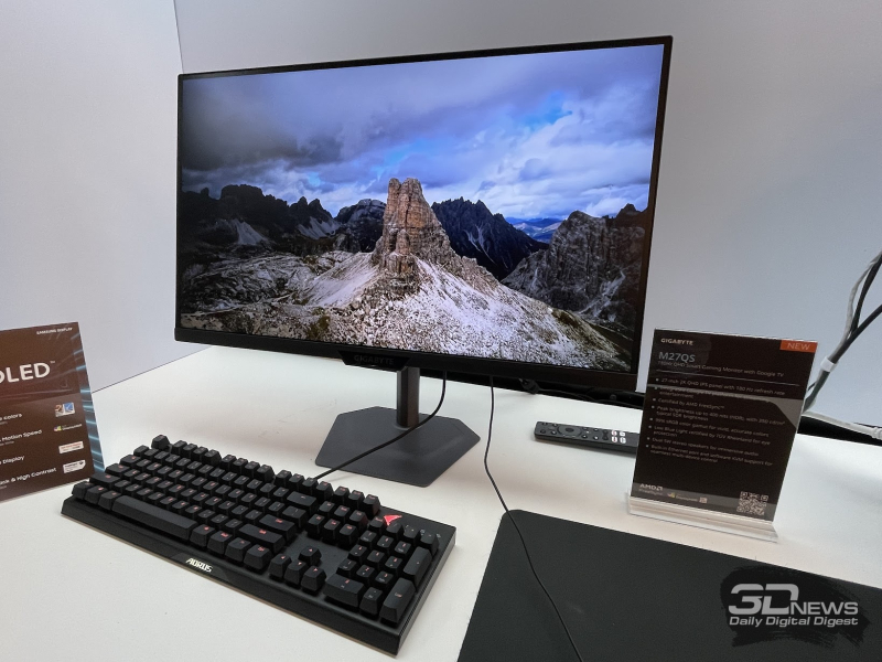 Репортаж со стенда GIGABYTE на выставке Computex 2025: геймерские мониторы
