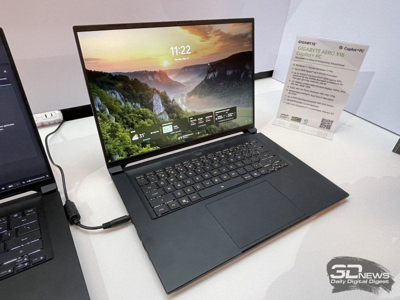 Репортаж со стенда GIGABYTE на выставке Computex 2025: геймерские ноутбуки и мощные компьютеры для ИИ и игр