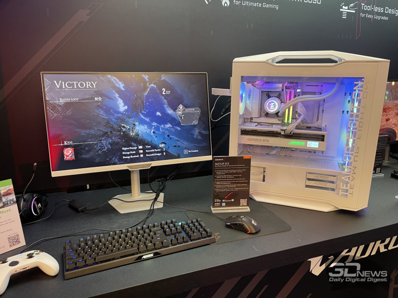 Репортаж со стенда GIGABYTE на выставке Computex 2025: геймерские мониторы