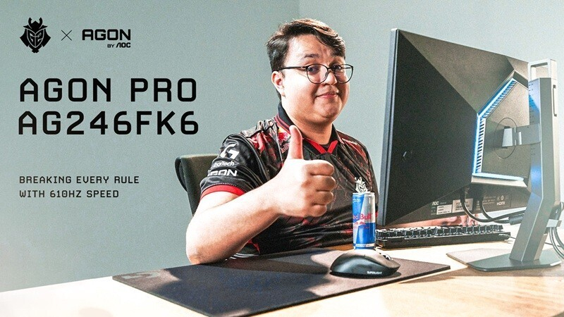 AOC представила 610-Гц киберспортивные мониторы Agon Pro CS24A и Agon Pro AG246FK6