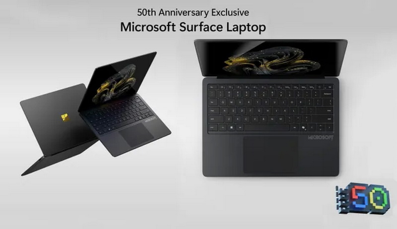 Microsoft выпустила Smurface Laptop — спецверсию Surface Laptop с синим лого и изображениями смурфов