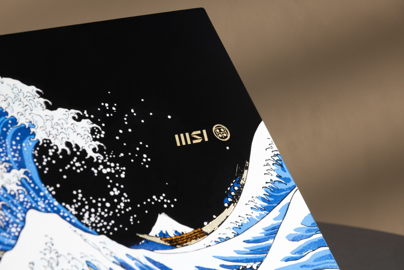 MSI выпустила лимитированный ноутбук Prestige 13 AI+ Ukiyo-e Edition с японской гравюрой на крышке