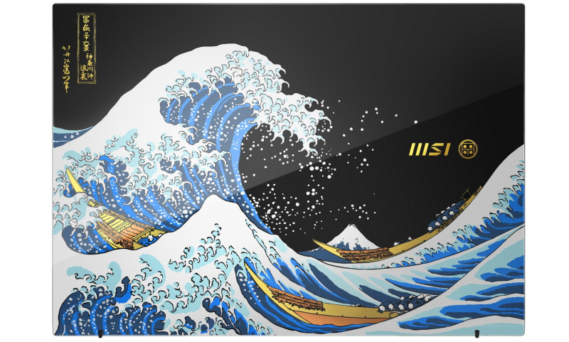 MSI выпустила лимитированный ноутбук Prestige 13 AI+ Ukiyo-e Edition с японской гравюрой на крышке
