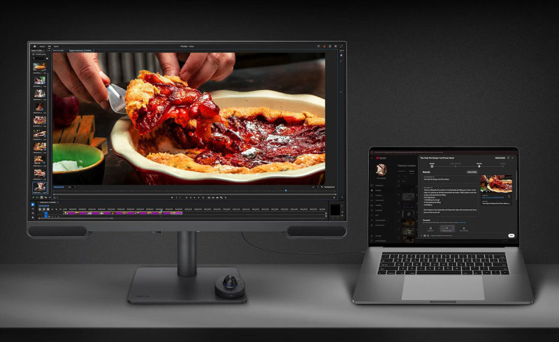 BenQ выпустила 32-дюймовый 4K-монитор PV3200U для видеоблогеров и монтажёров