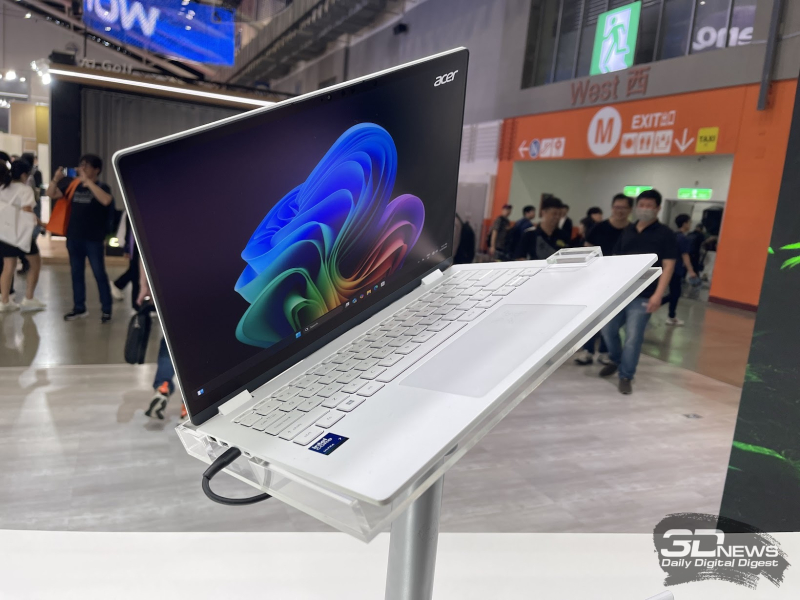 Репортаж со стенда Acer на выставке Computex 2025: ноутбуки, мониторы и видеокарты